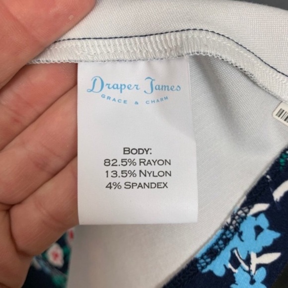 Draper James Nassau Navy Floral Dress XS - Picture 2 of 5